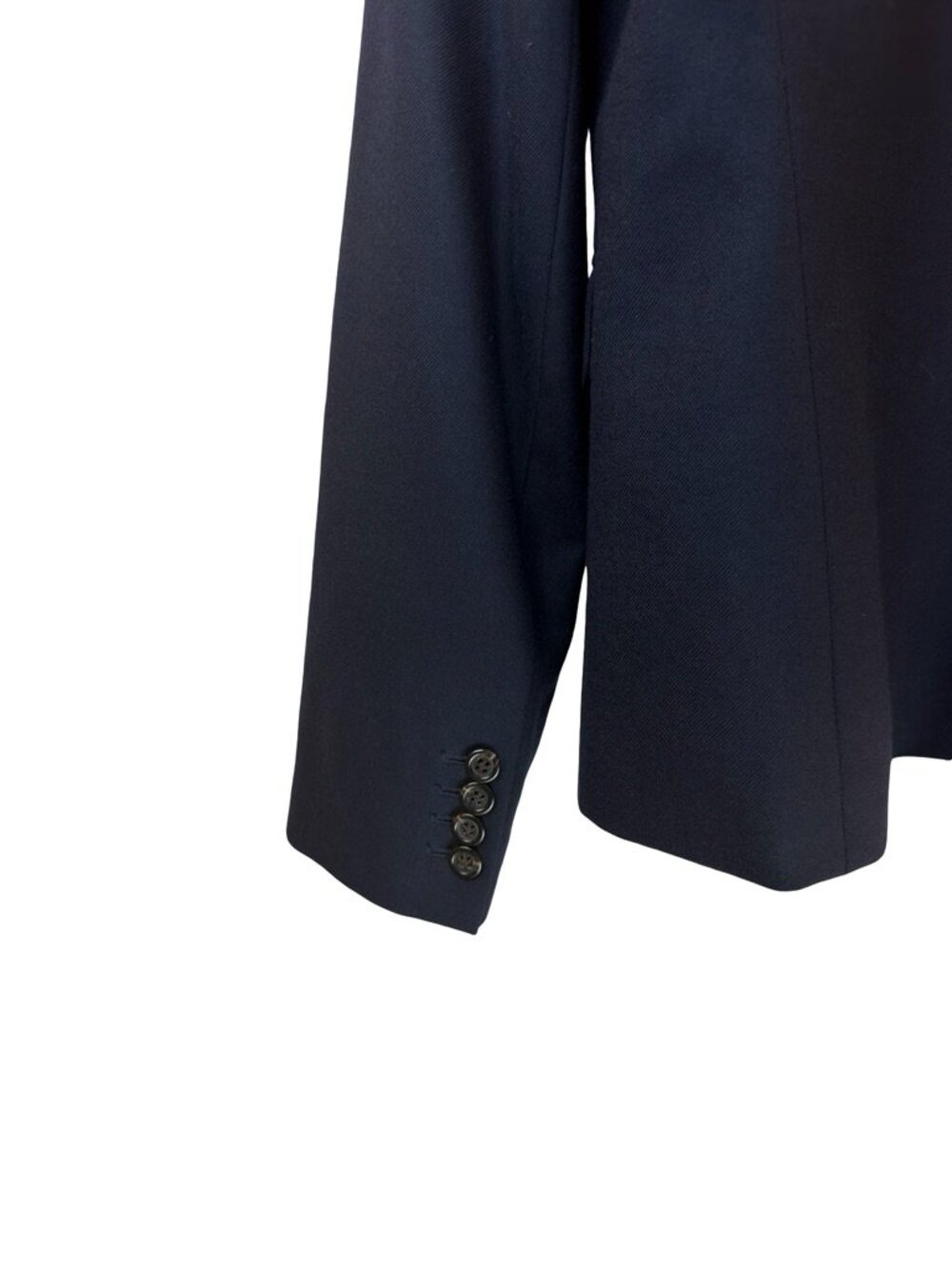 J.Crew Navy Blue Wool Blend Single Button Blazer Size 14 - Picture 8 of 14